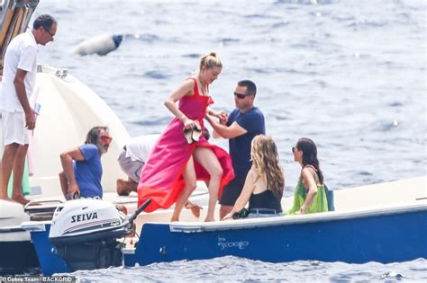 amber heard hot pics|Amber Heard dons a tiny red bikini on a yacht in the Amalfi Coast